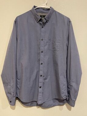 Vince Men's Button-Down Shirt in Light Slate Blue